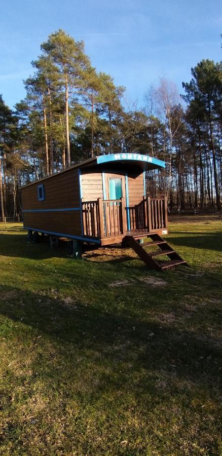 Roulottes Du Chalet Des Pins Rougeou Экстерьер фото