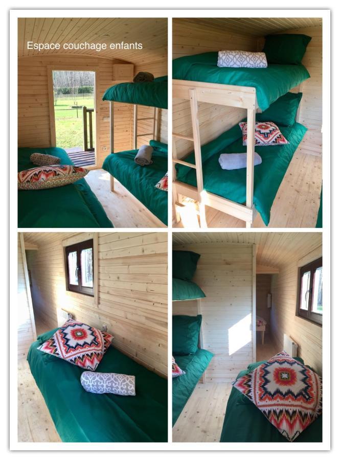 Roulottes Du Chalet Des Pins Rougeou Экстерьер фото