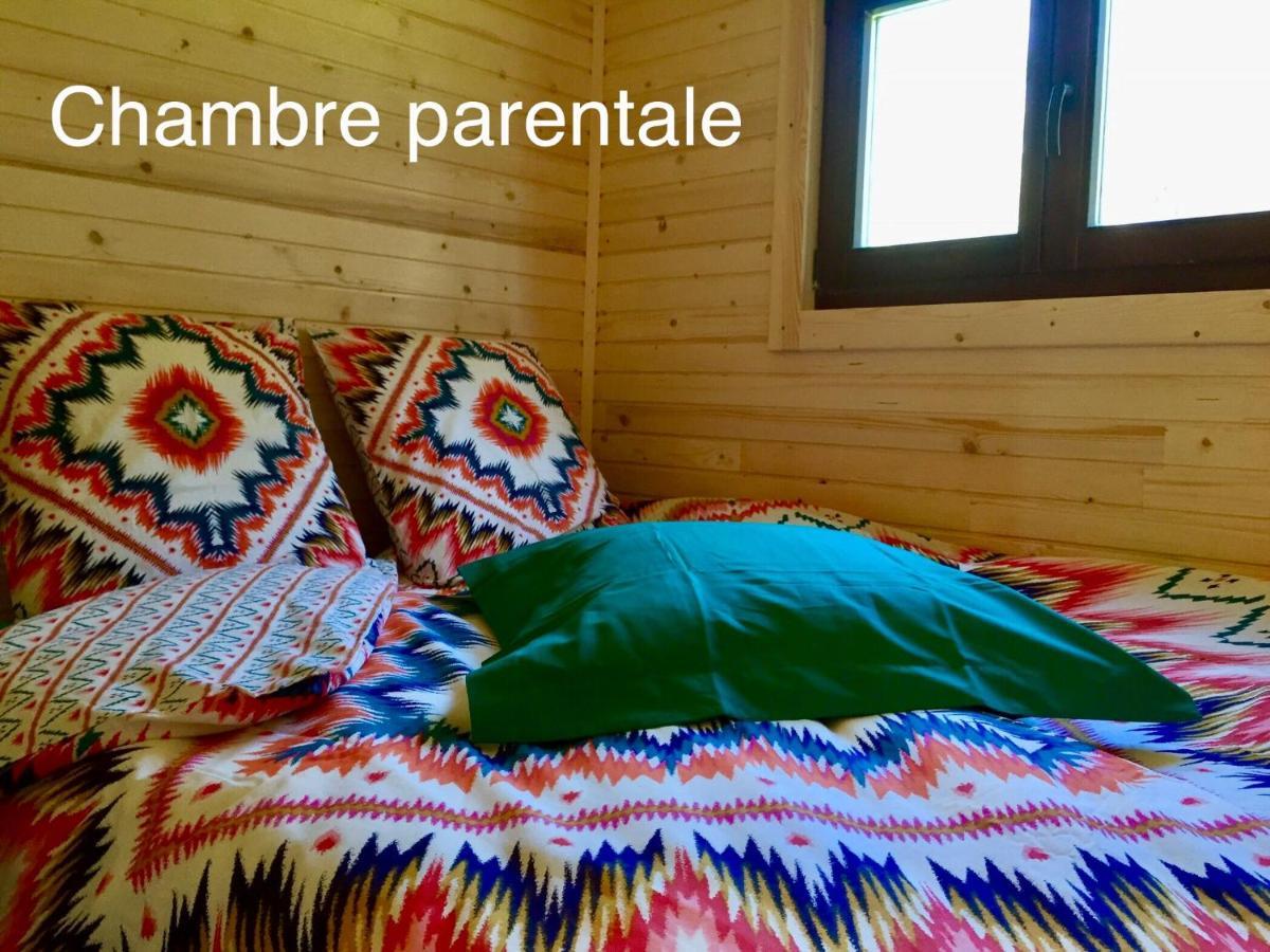 Roulottes Du Chalet Des Pins Rougeou Экстерьер фото
