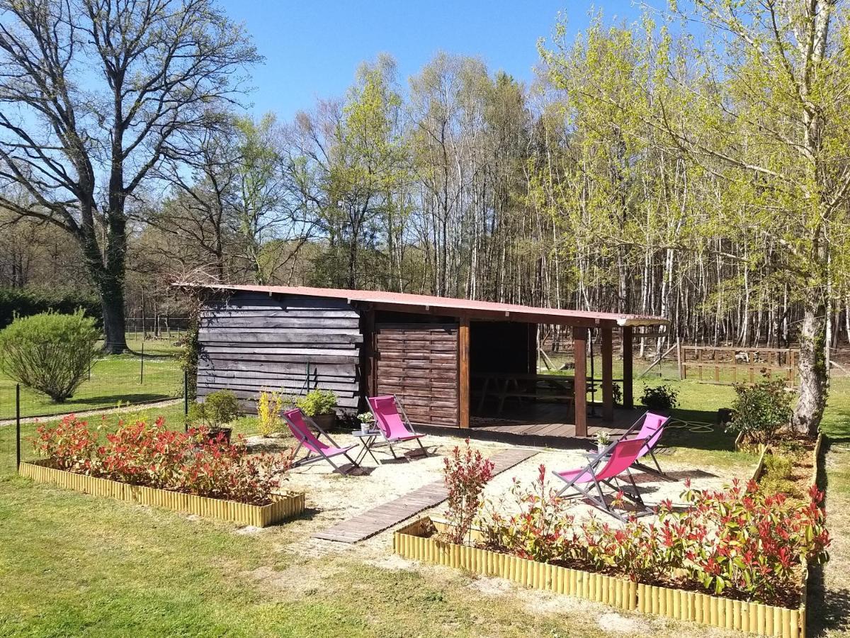 Roulottes Du Chalet Des Pins Rougeou Экстерьер фото